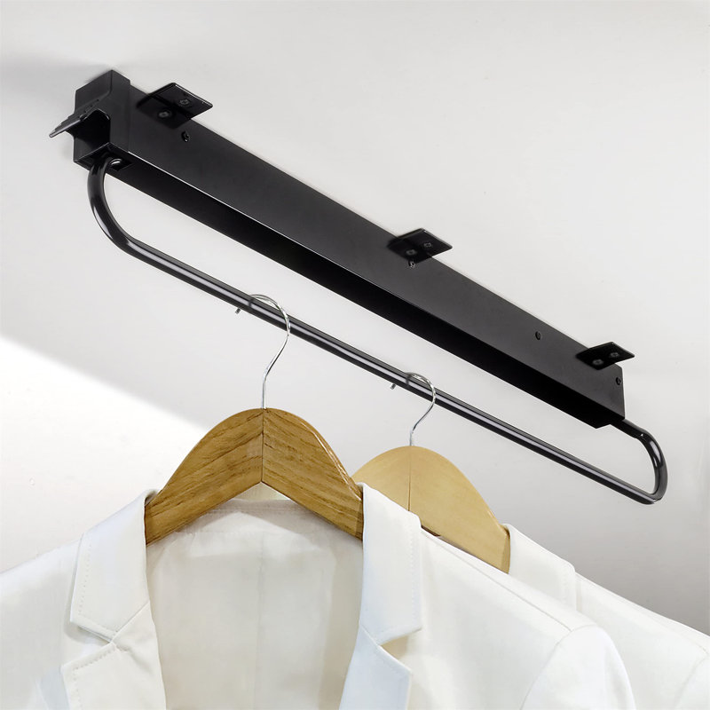 Camryne Metal Closet System Hardware, Matte Black