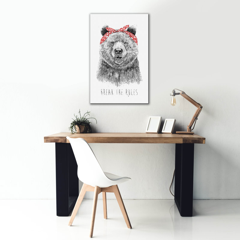 «Break The Rules» par Balazs Solti, art mural sur toile, H 40 po x l 26 po x P 1,5 po