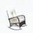 Outdoor Wicker Rocking Chair with Thick Soft Cushion-103108421