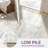Abstract Modern Machine Washable Gray / Beige Indoor Area Rug with Non-Slip Backing-1085926674