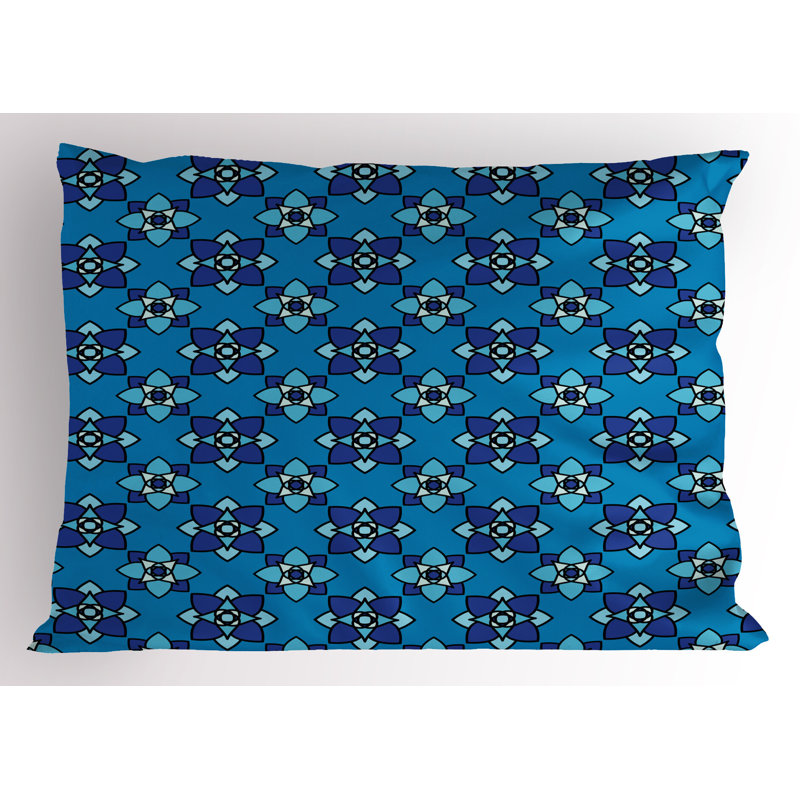 Ensemble de 2 taies décoratives à motif floral abstrait 36 po x 20 po Ambesonne