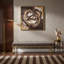 Banc d'appoint en velours Dahlia - Chocolat