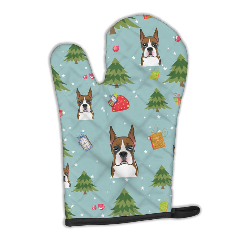 The Holiday Aisle® Silloth Floral Polyester Oven Mitt