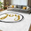 Tapis d'intérieur noir lavable à la machine, avec lettrage à la main et or-598967112