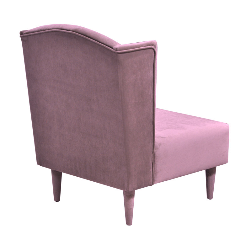 Pepi Upholstered Wingback Chair, Rose