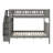 Ilariana Heavy Duty Kids Staircase Bunk Bed-324190957-367297790