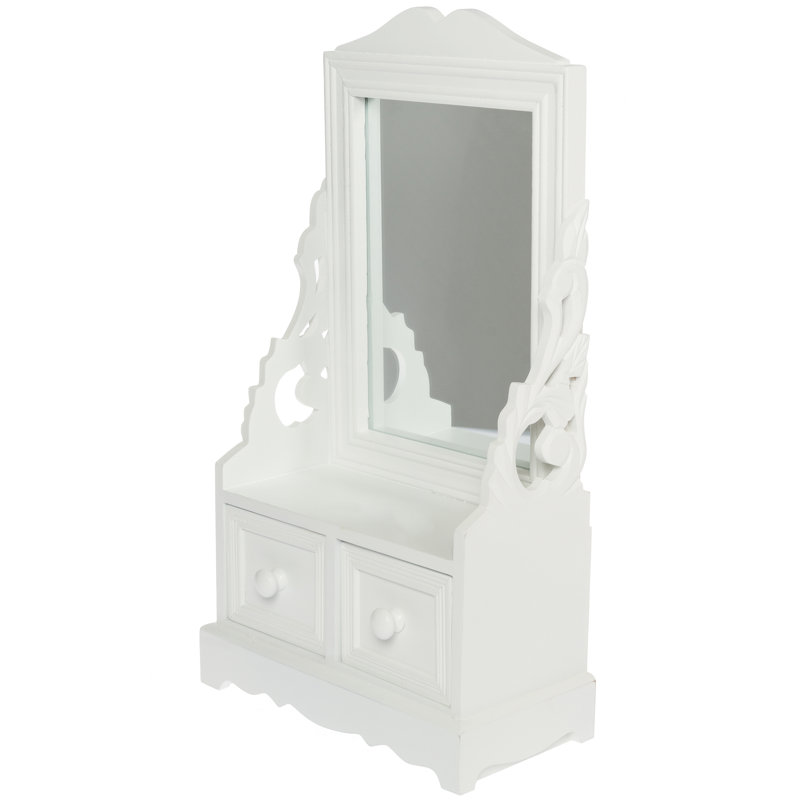 Leroux Wood Flat Mirror