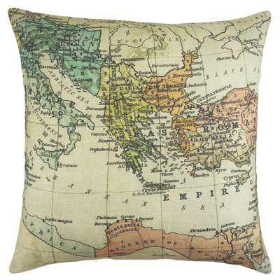 Cotton Blend Throw Pillow