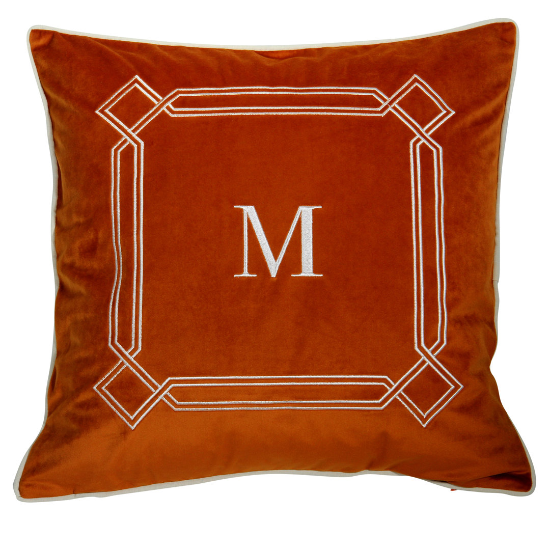 Embroidered Velvet Reversible Pillow Cover moonfairyco