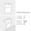 Ensemble de meuble-lavabo simple 18 po