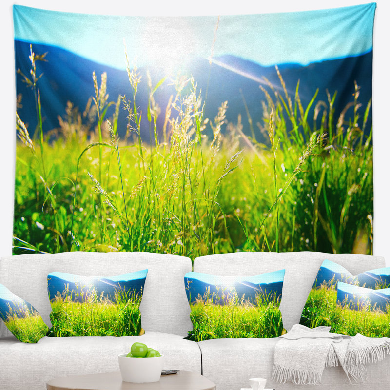Tapisserie de polyester magnifique nature wonder avec accessoires suspendus inclus, H 32 po x l 39 po