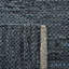 Tapis beige / bleu en cuir / coton tissé à la main Rider-835535226
