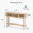 Leathia Fluted Console Table-869556820