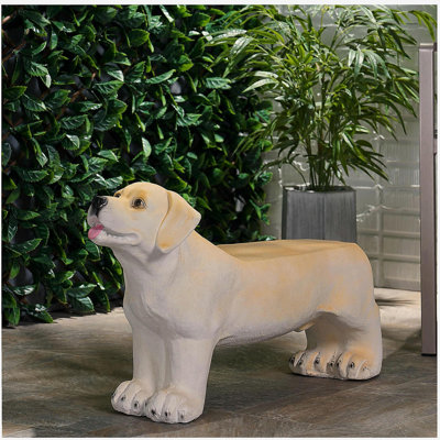 Banc d'extérieur MGO DOG, brun clair, aucun assemblage requis