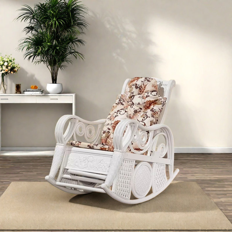 Élégante chaise en rotin