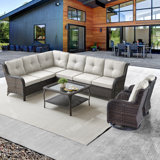 8 - Person Outdoor Seating Group With Cushions