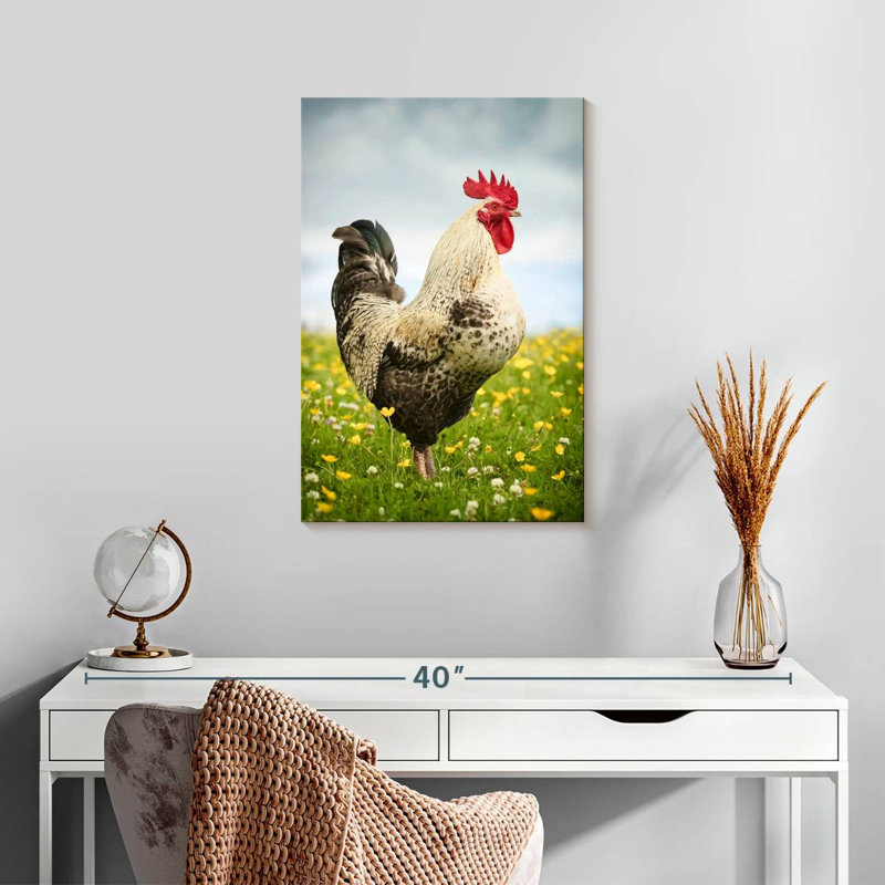 English Rooster, 24" H x 16" W