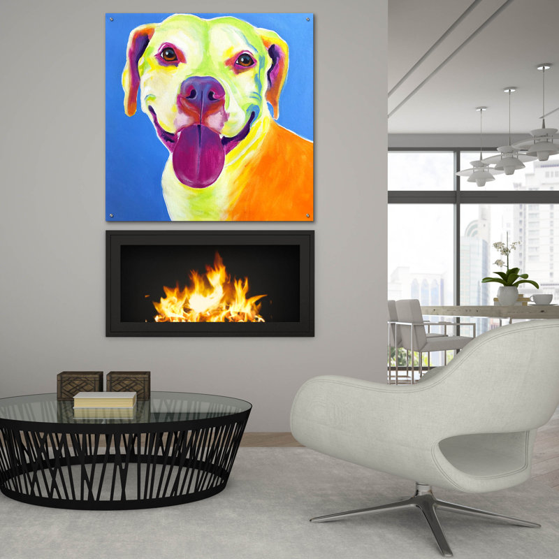 «Pit Bull - Daisy» par Dawg Painter, H 36 po x l 36 po