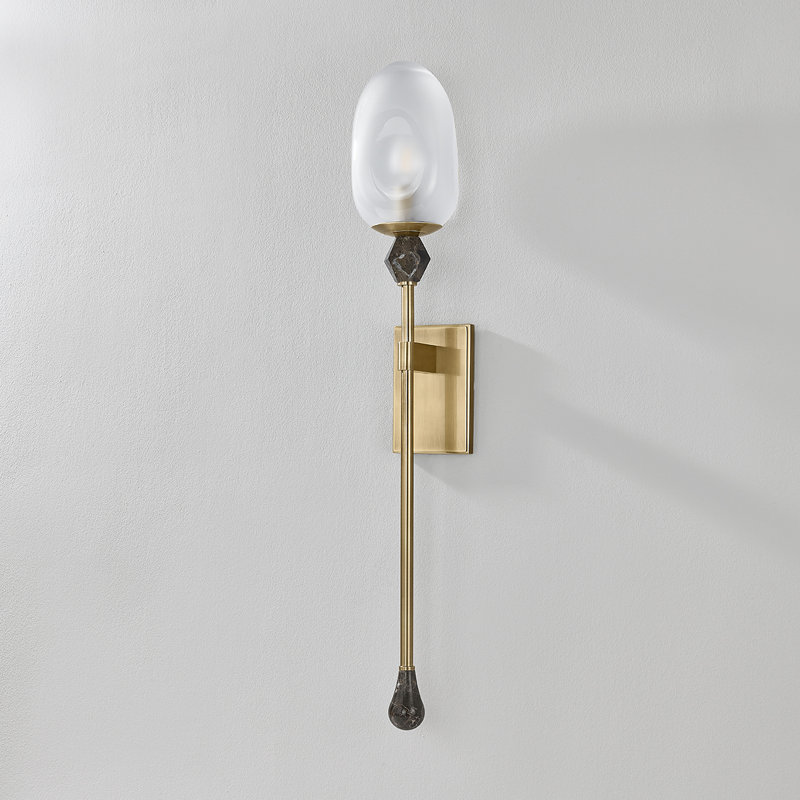 Daith 1 Light Wall Sconce by Noz Nozawa for Corbett Lighting