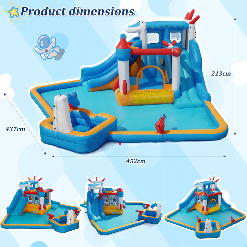 Bouncy Castles  Inflatable Slides 452x437x213 Cm