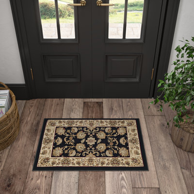 Tapis d'intérieur à motif floral pour enfants Clarence