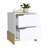 Luss Nightstand, Bedside Table With 2-Drawers-1042610239