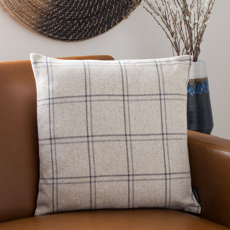 Plaid Throw Pillow