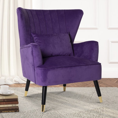Nettey Upholstered Wingback Chair