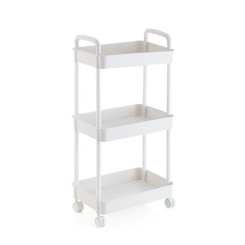 Gentner Serving Cart, White