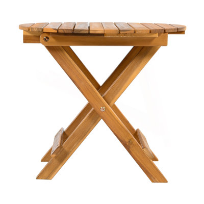 Table d'appoint d'extérieur pliable et réglable