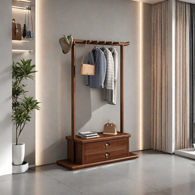 Ash Wood Coat Rack