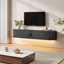 Meuble télé flottant avec lumières RVB, tablette murale 63 po-1450539024-1445406761