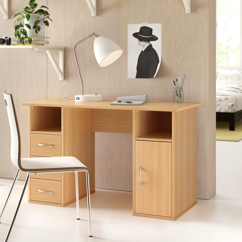 Bozarth Solid Wood Computer Desk