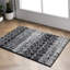Tapis noir à motif marocain tissé à la machine Amandine-1789518643