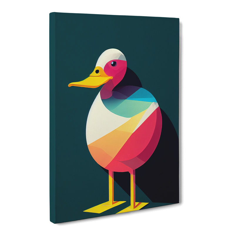Rushmere Duck Modern Pop - Wrapped Canvas, 60cm H x 40cm W x 3cm D