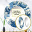 Great Wave Inspiration V - Miroir rond nautique et de plage-97183048