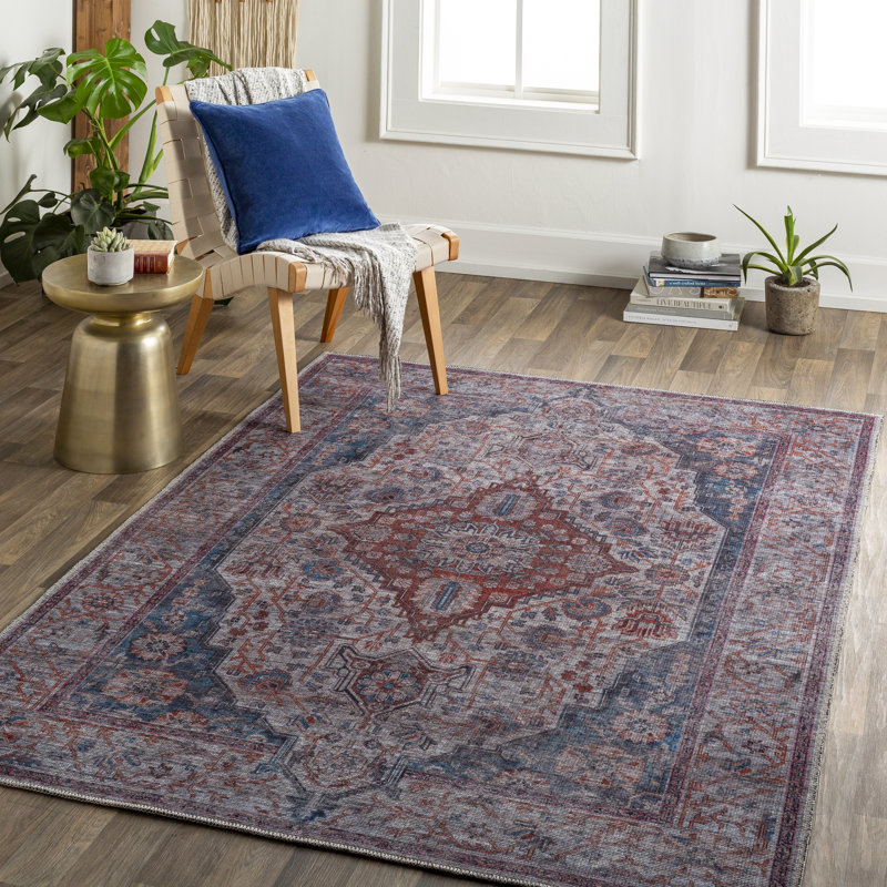 Highfill Washable Oriental Indoor Rug, Runner 2'7" x 12'
