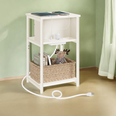 Table d'appoint avec station de charge