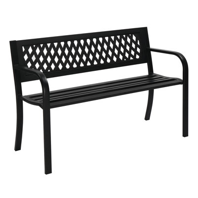 Anvitha Iron Park Bench by Alcott Hill