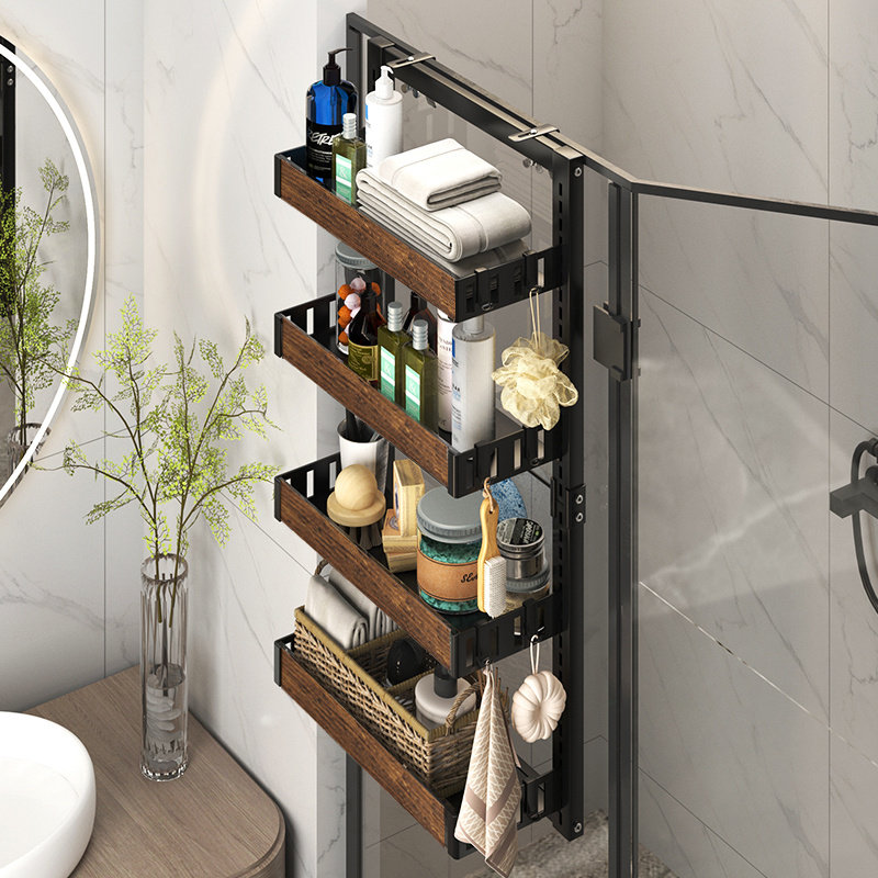 Zoee Steel Wall Bathroom Shelves