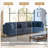 Seemab 120.6" W Corduroy 3-Piece Upholstered Standard Sectional-1814184770