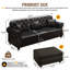 Canapé Chesterfield 82,6 po Mid-Century-392684086
