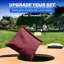 Ensemble de 4 sacs à billes GoSports en forme de cornhole - 16 couleurs disponibles-22244590