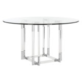 Round Glass Dining Table