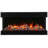 Amantii 30inch TruView Slim Electric Fireplace, 3 speed motor, wifi enabled, 3 sided glass, built-in-726269877