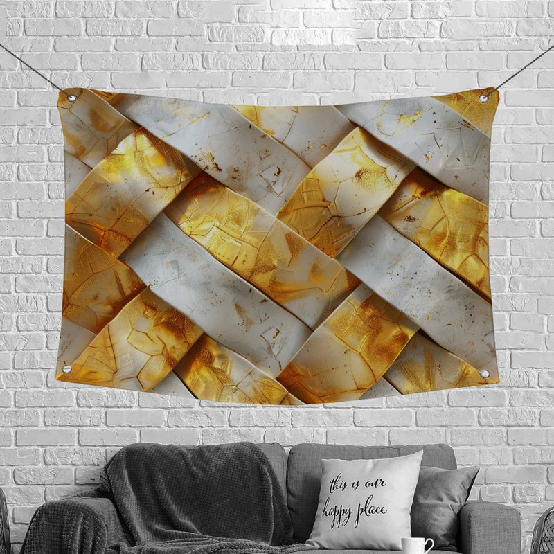 Tapisserie en microfibre, H 68 po x l 80 po
