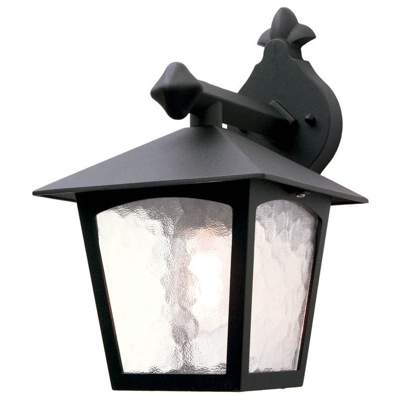 Flomaton 12cm H Frosted Glass Outdoor Wall Lantern