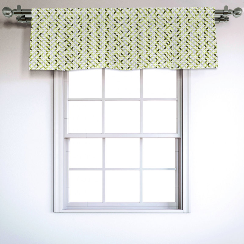 Sateen Ruffled Window Valance