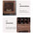 Nut-brown Solid  Wood Display Cases
