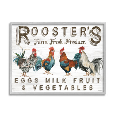 " Rustic Roosters Farm Fresh Produce " by Cindy Jacobs